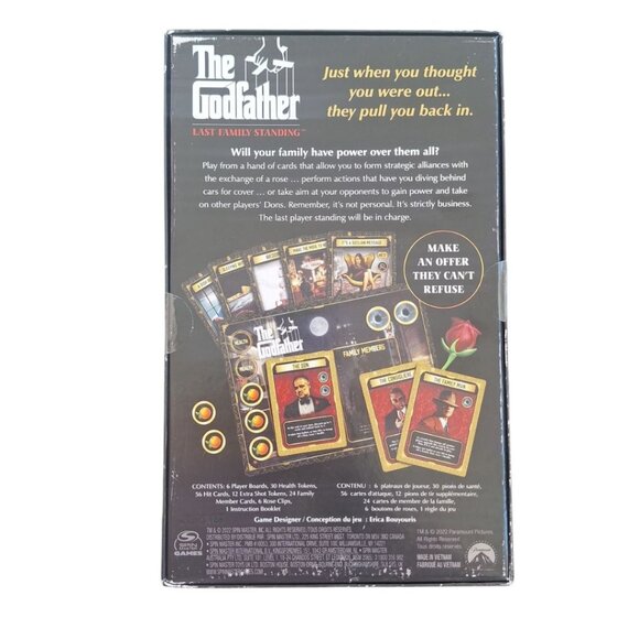 The Godfather Game last Family Standing New Sealed Gangster Cards Teen Adult - Picture 2 of 7